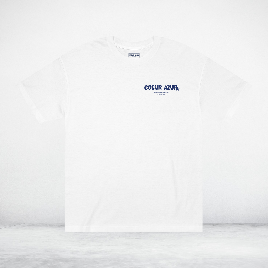 T-Shirt Coeur Azur "DALMATIEN"